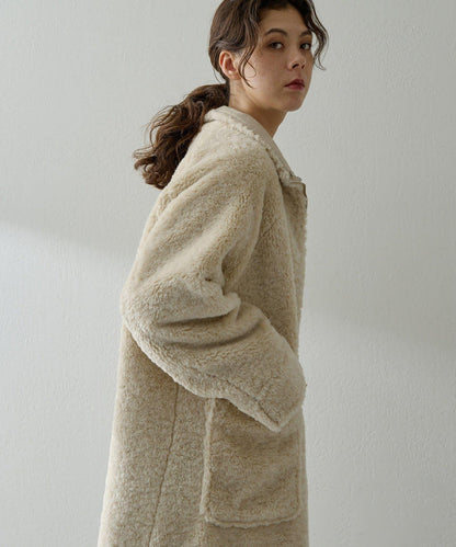 可雙面穿羊羔絨大衣