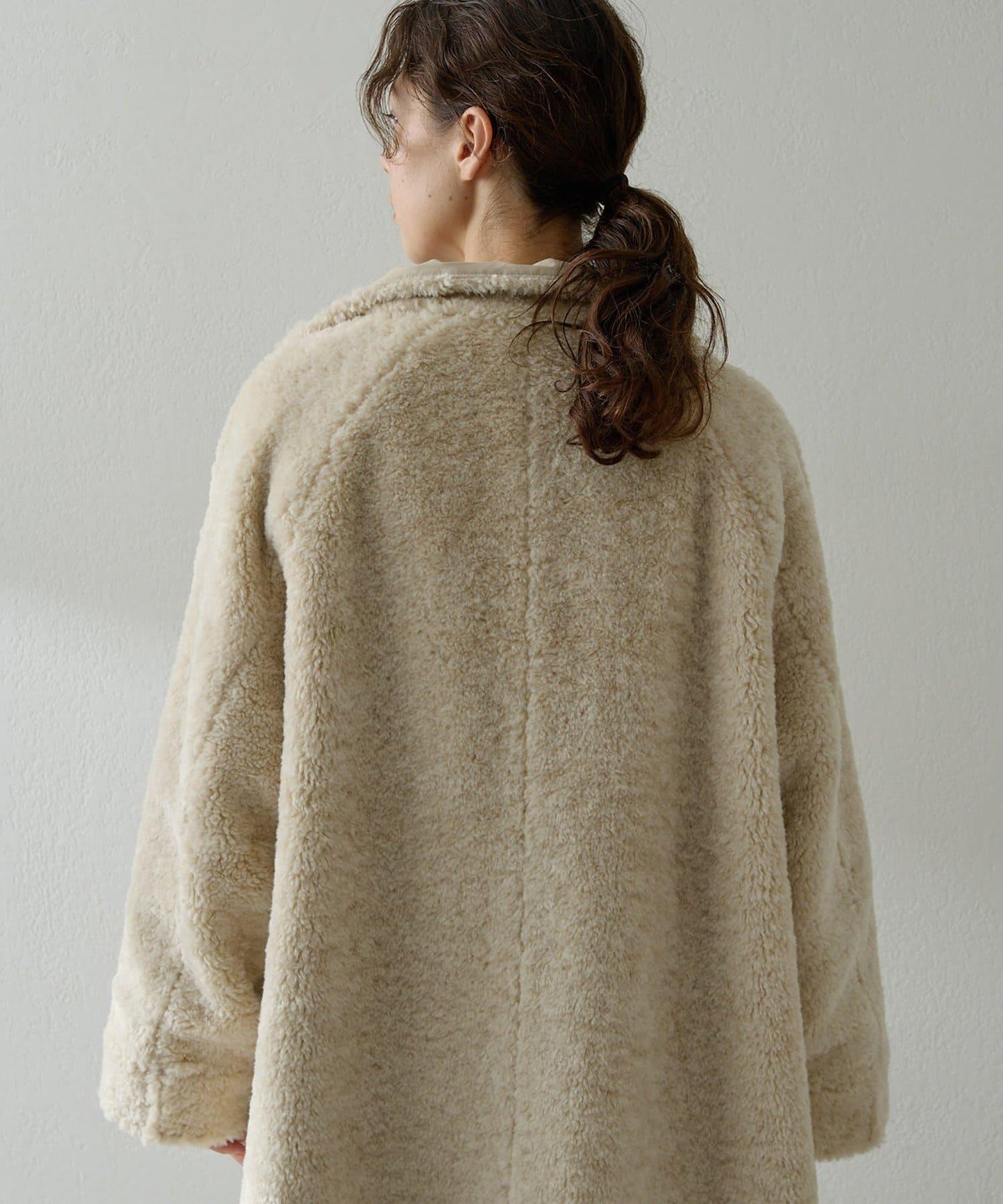 可雙面穿羊羔絨大衣