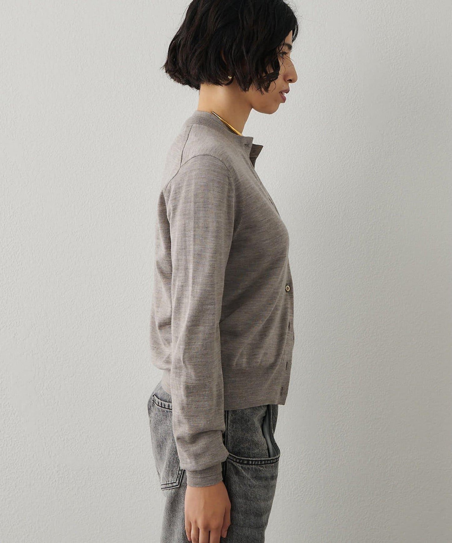 16G羊毛針織開衫