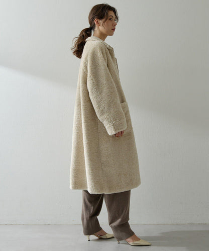 可雙面穿羊羔絨大衣