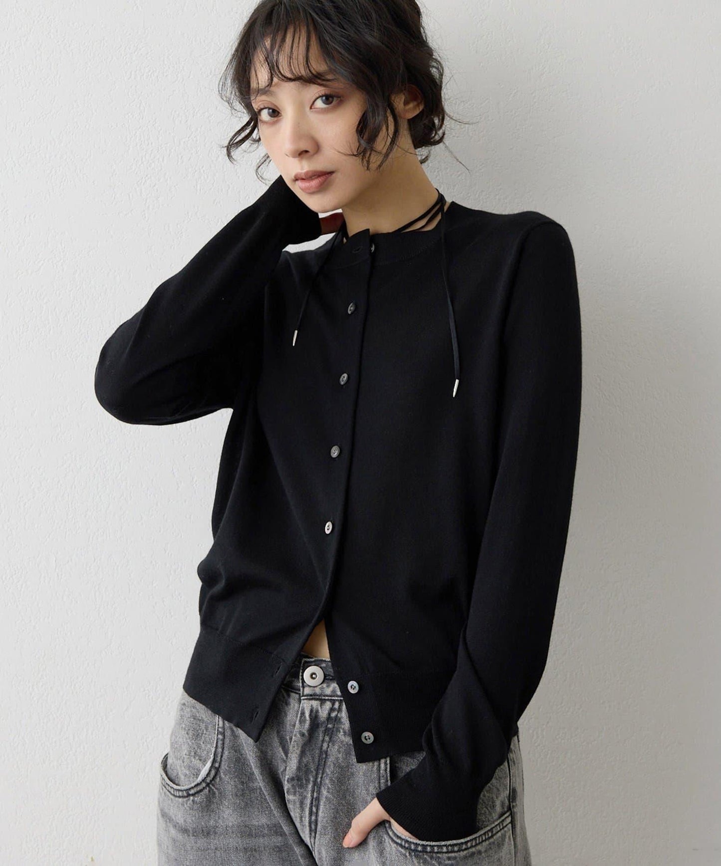 16G羊毛針織開衫