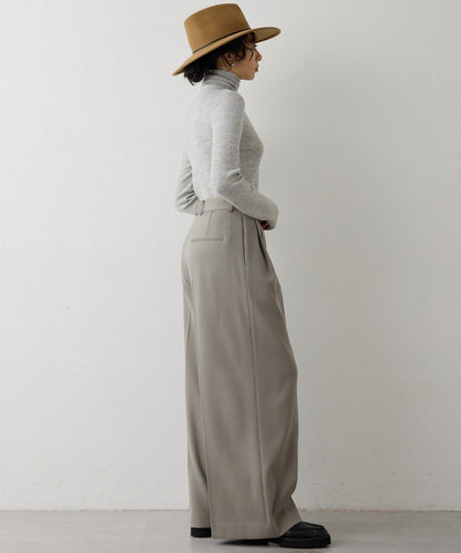 柔軟羅紋高領衫