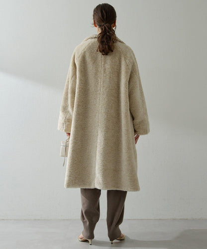 可雙面穿羊羔絨大衣