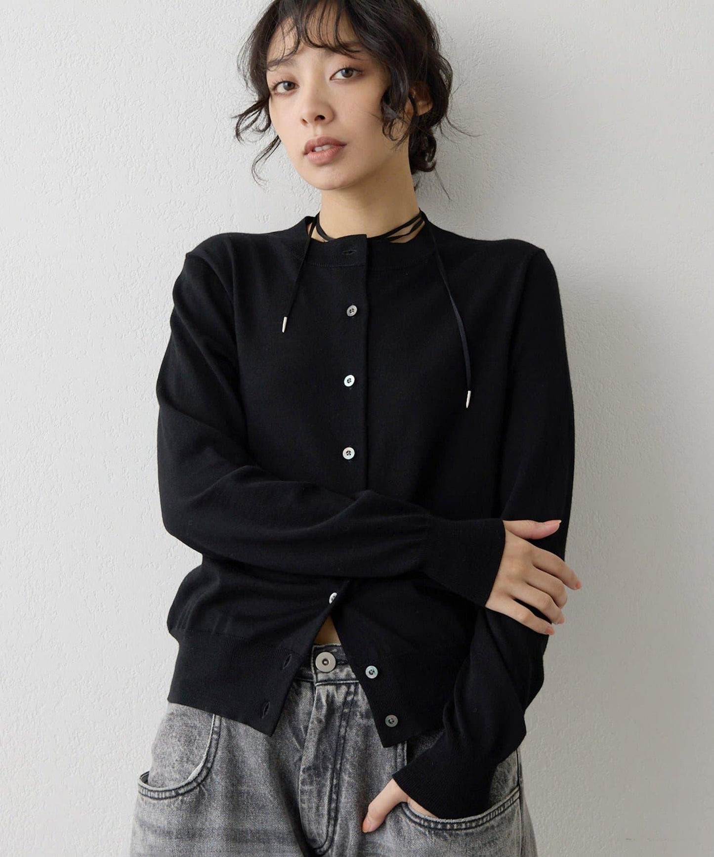 16G羊毛針織開衫