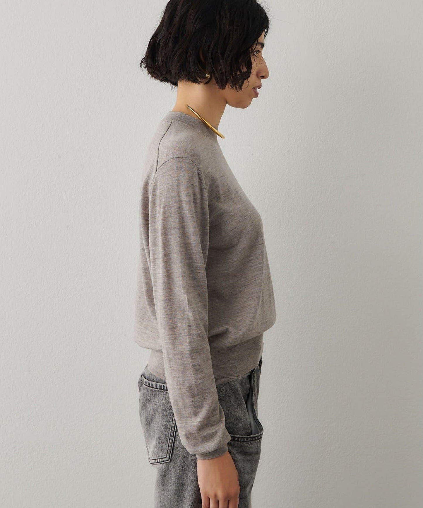 16G羊毛針織套頭衫