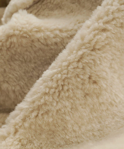 可雙面穿羊羔絨大衣