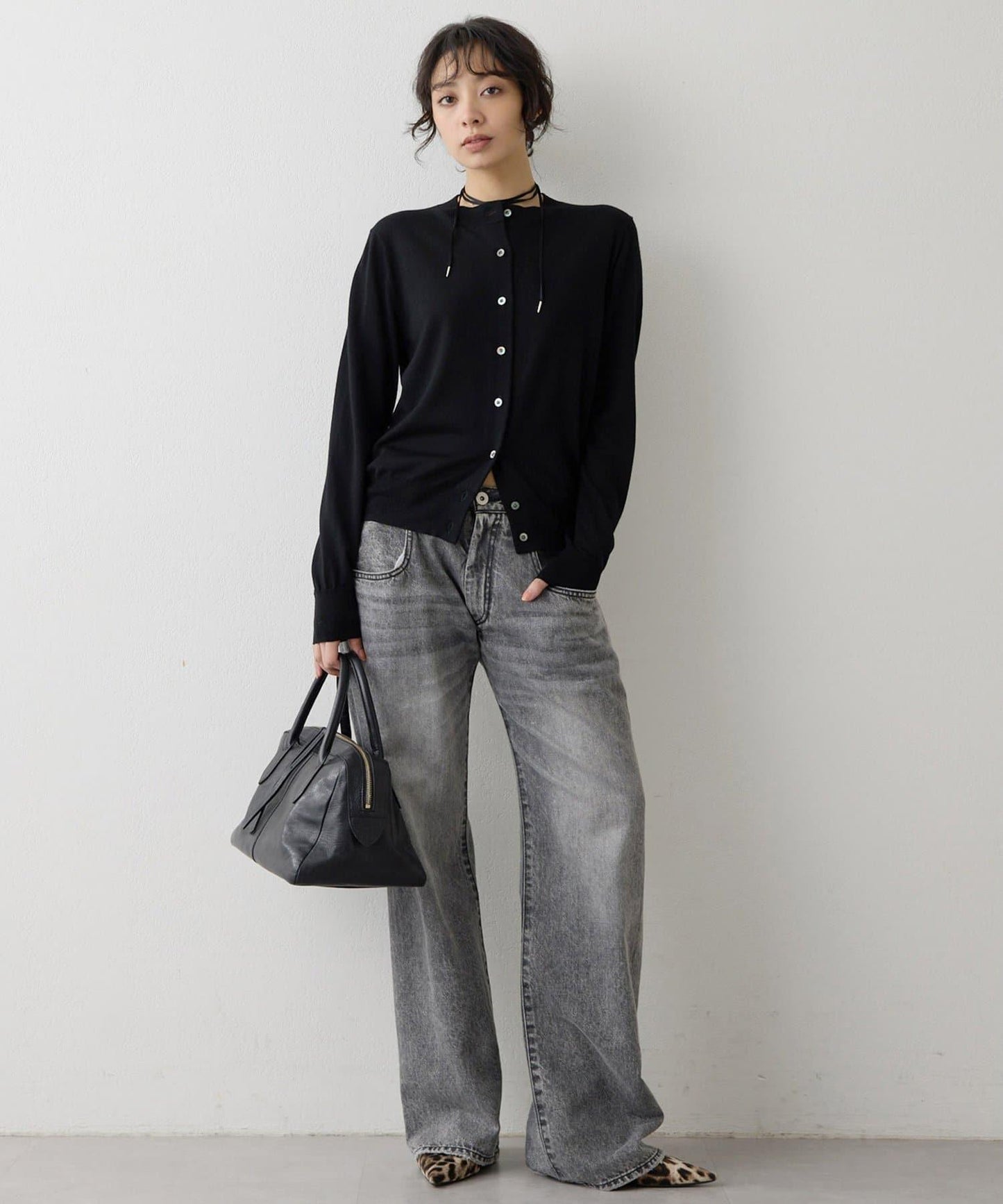 16G羊毛針織開衫