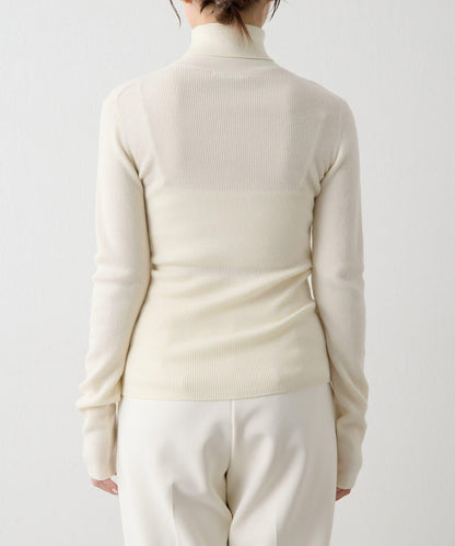 柔軟羅紋高領衫