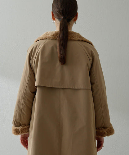 可雙面穿羊羔絨大衣