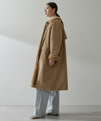 可雙面穿羊羔絨大衣