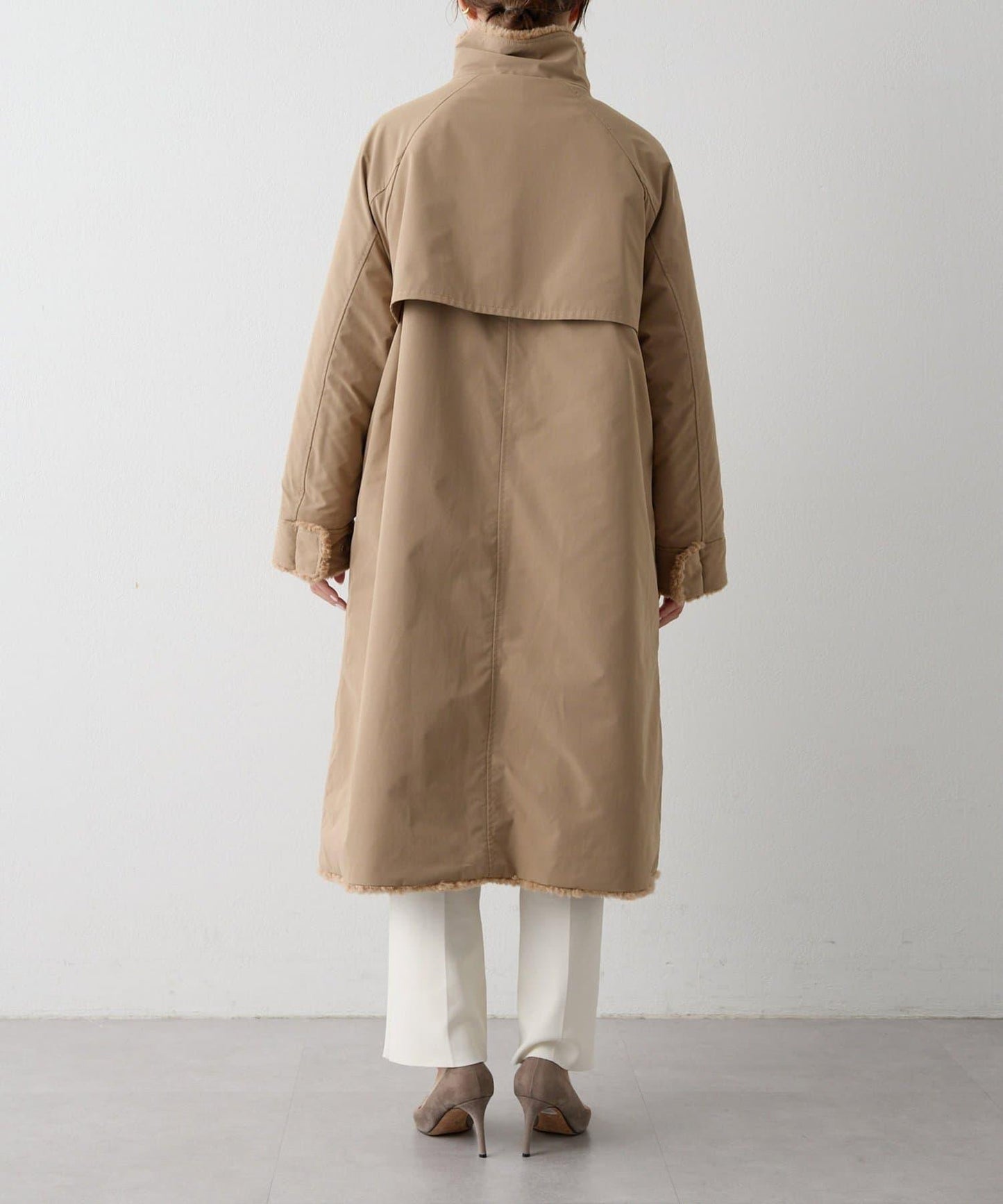 可雙面穿羊羔絨大衣