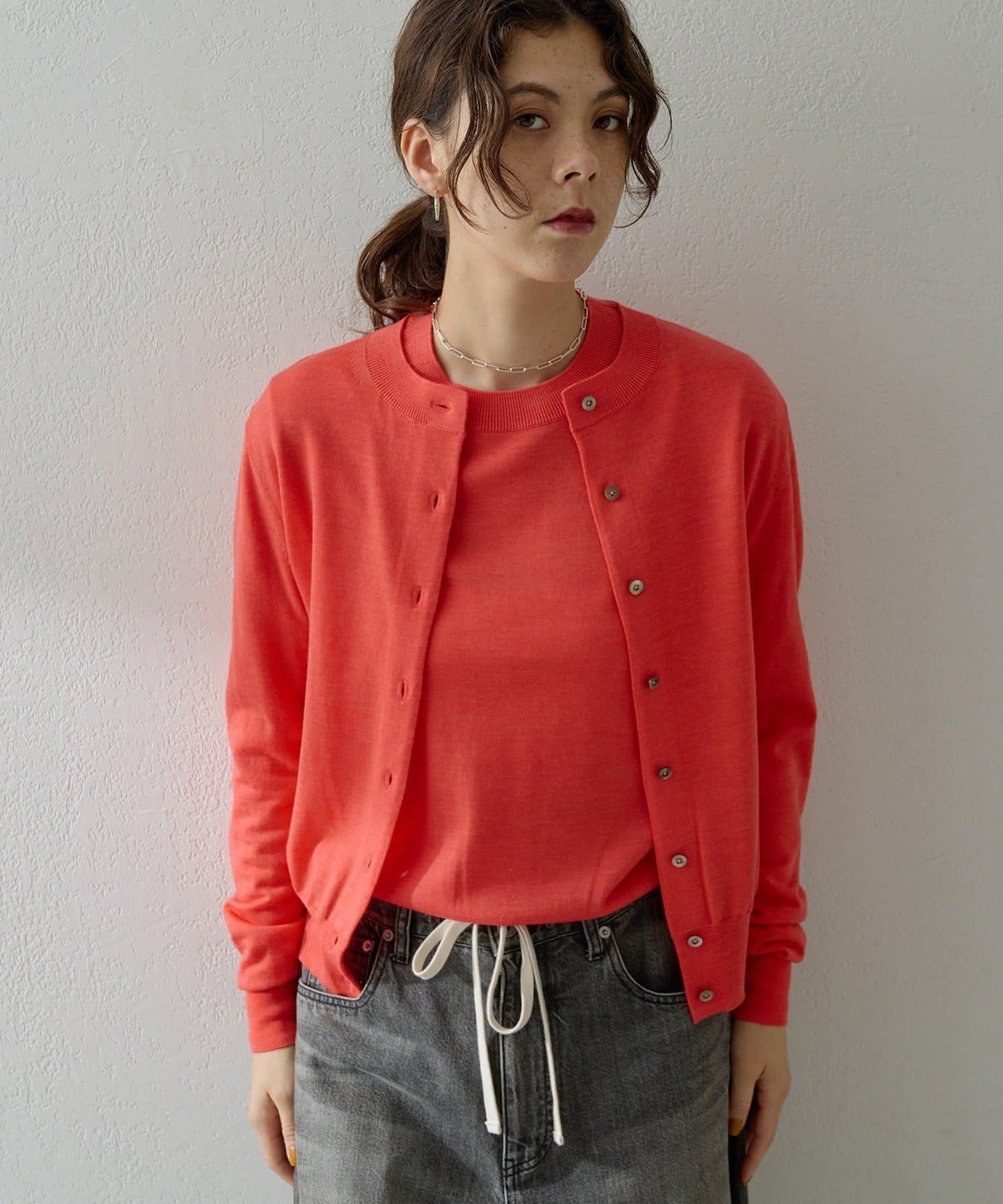 16G羊毛針織開衫