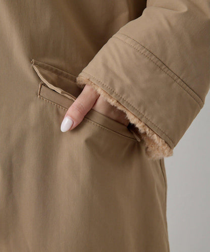 可雙面穿羊羔絨大衣