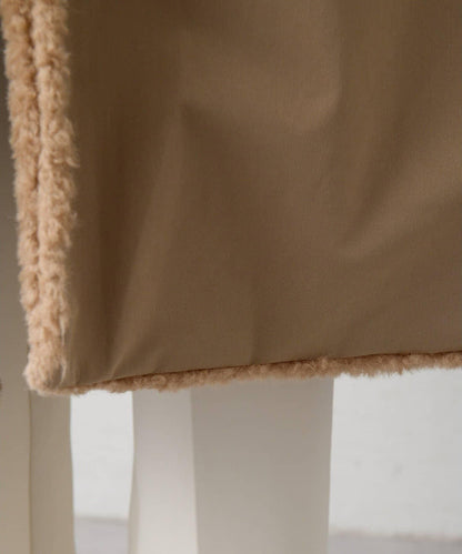 可雙面穿羊羔絨大衣