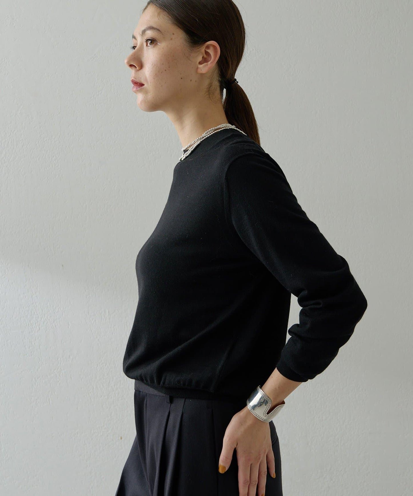 16G羊毛針織套頭衫