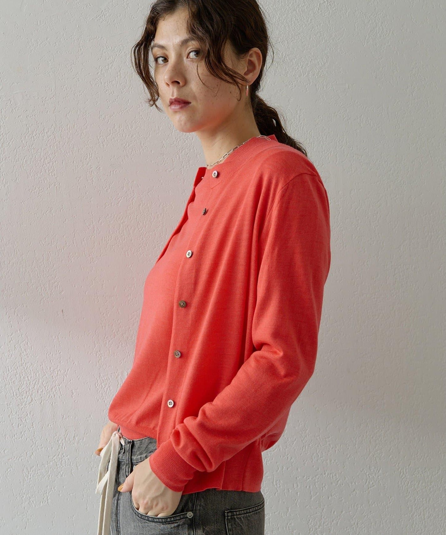 16G羊毛針織開衫