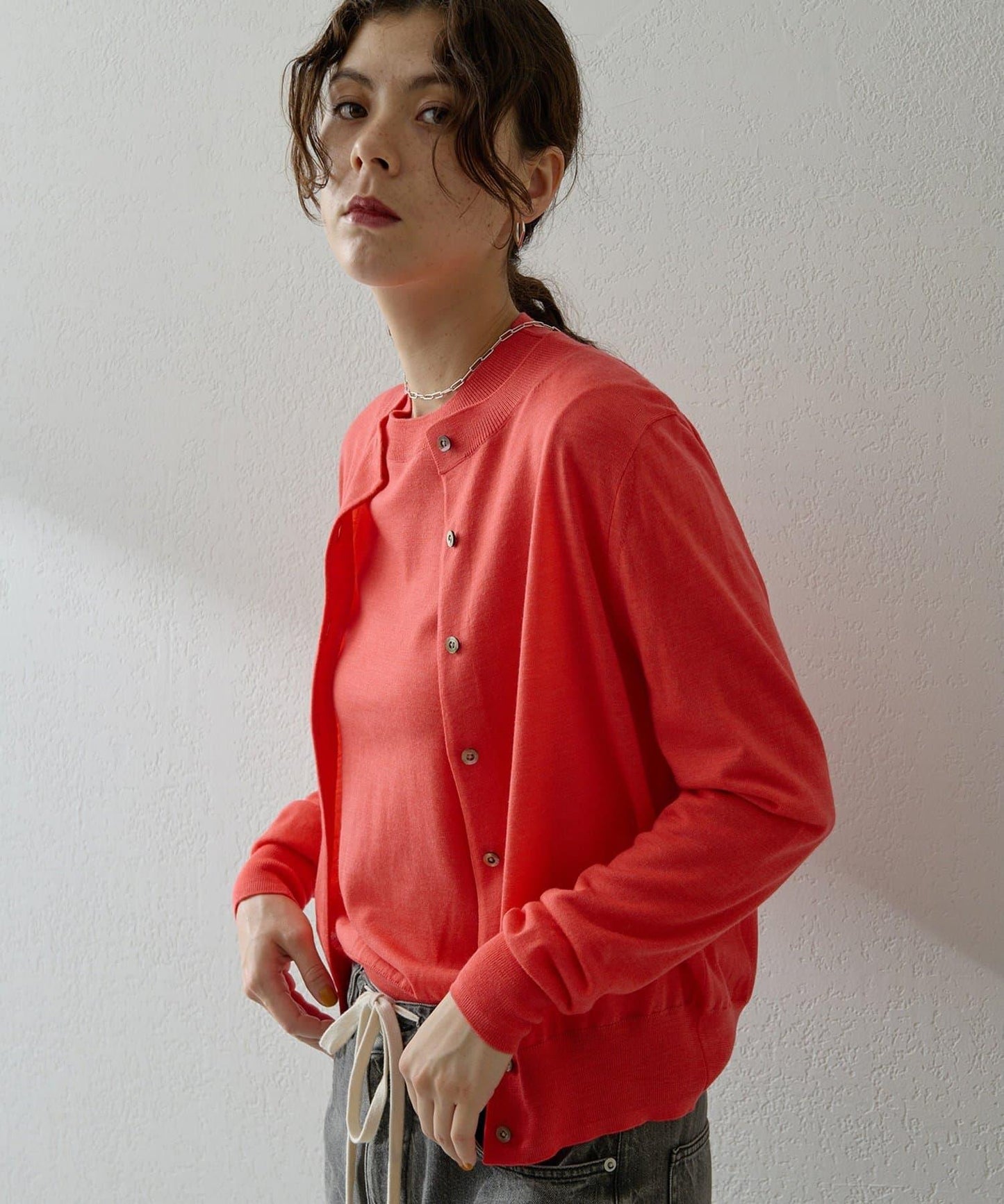 16G羊毛針織開衫