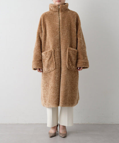 可雙面穿羊羔絨大衣