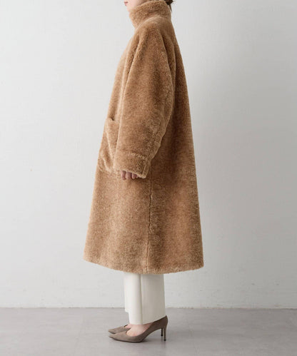 可雙面穿羊羔絨大衣
