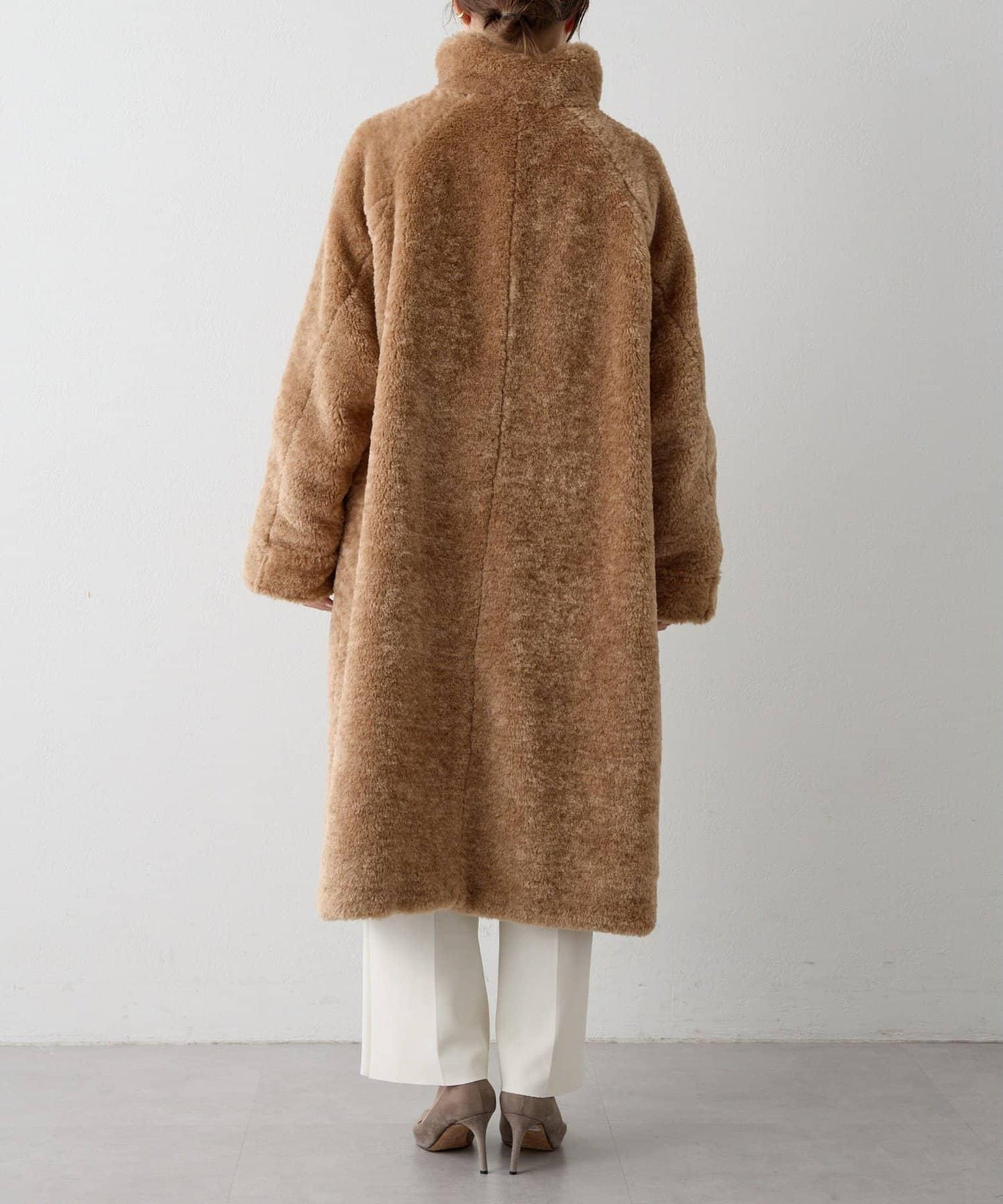 可雙面穿羊羔絨大衣