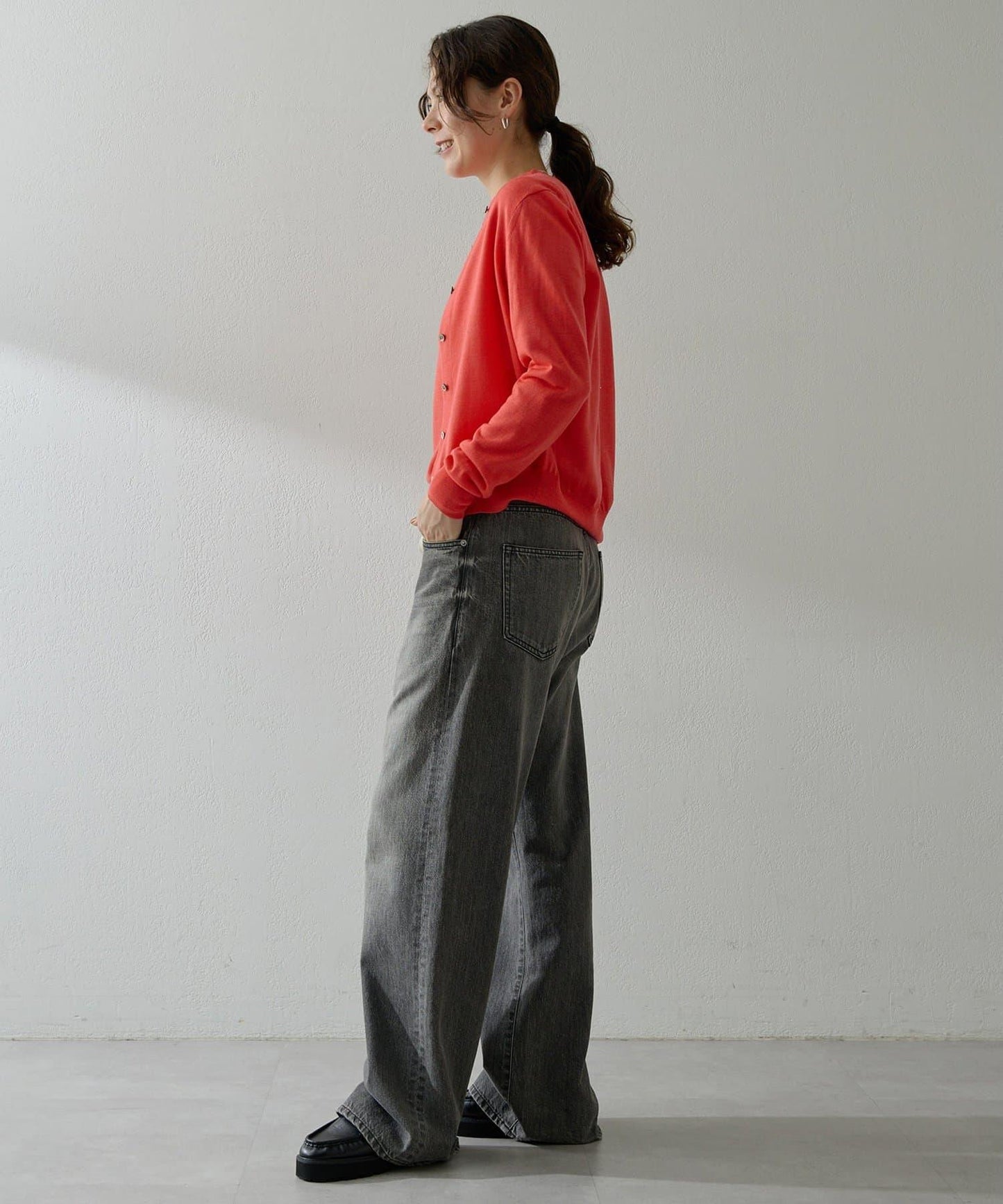 16G羊毛針織開衫