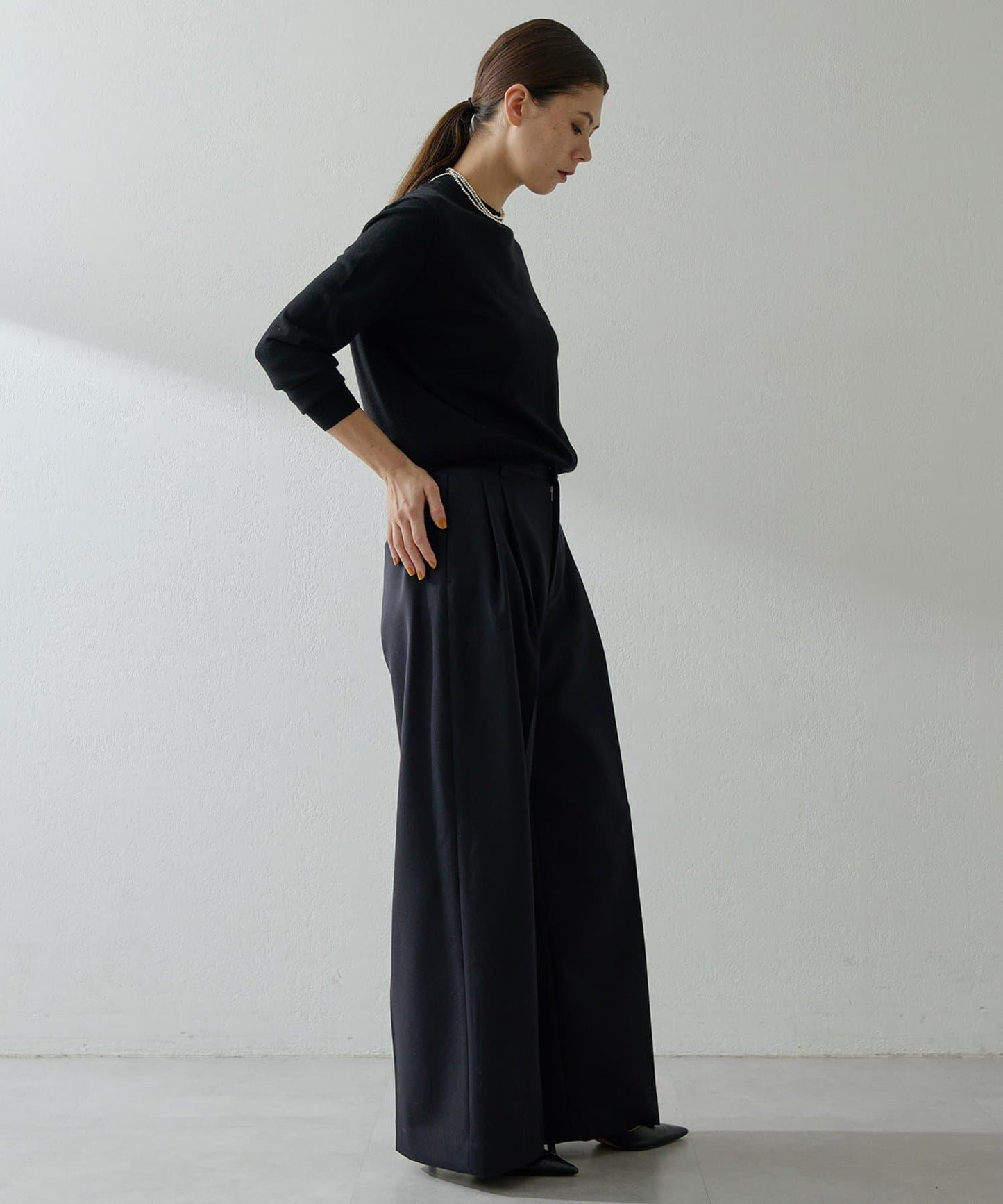 16G羊毛針織套頭衫