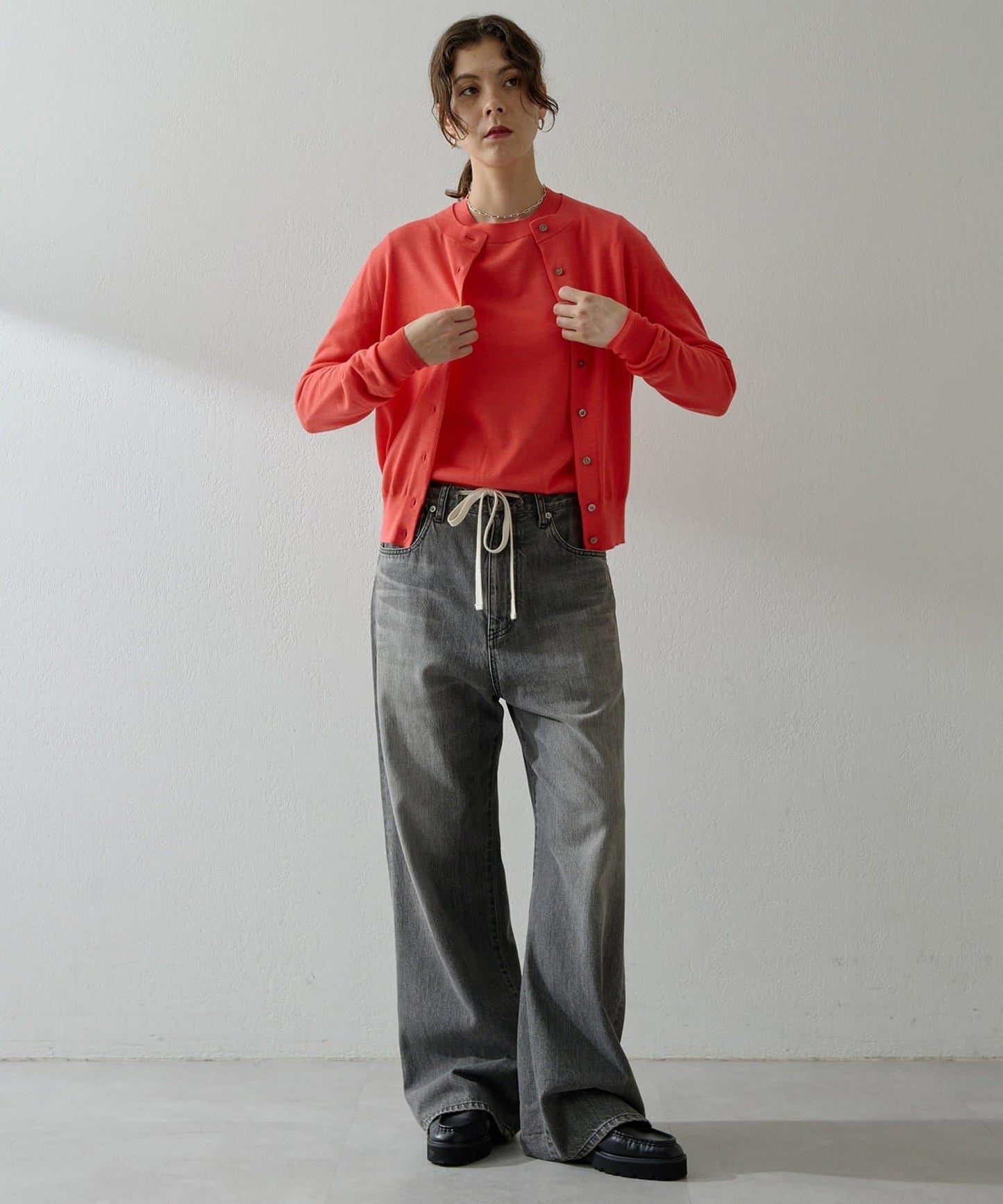 16G羊毛針織開衫