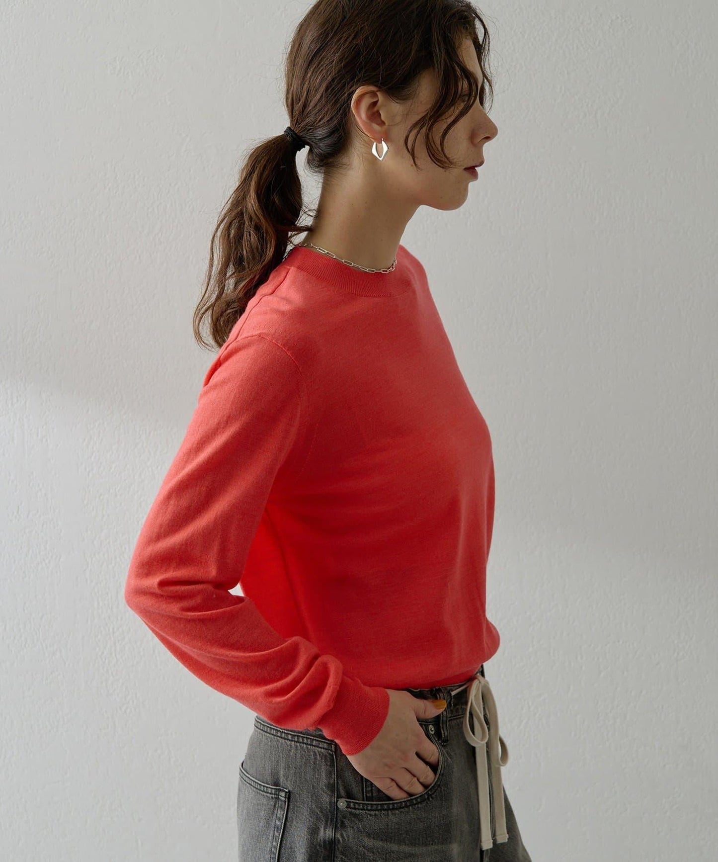 16G羊毛針織套頭衫