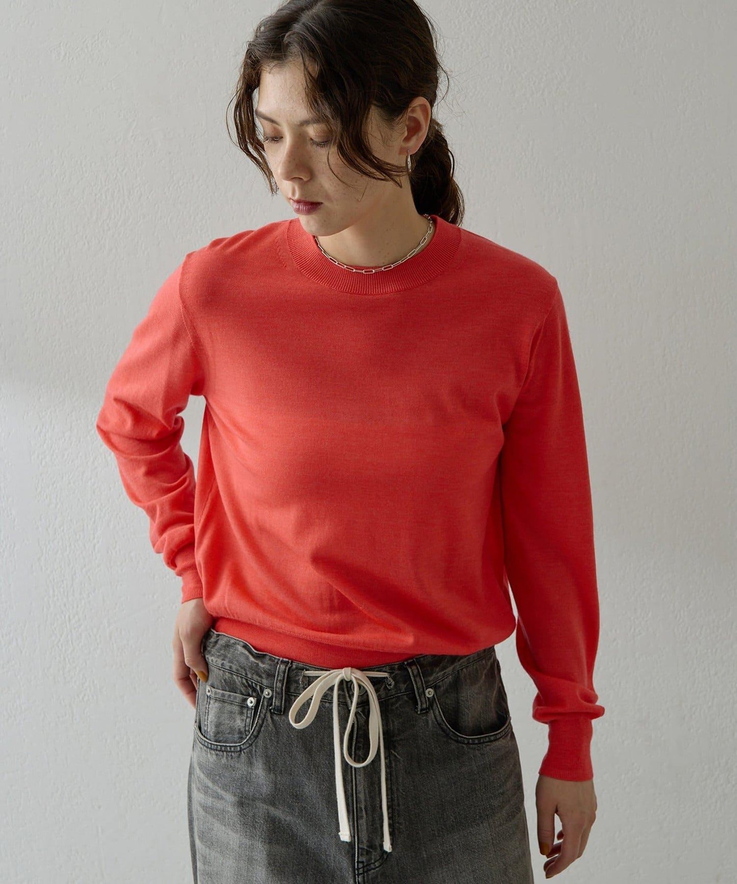 16G羊毛針織套頭衫