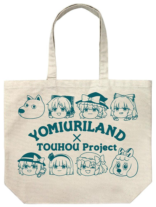 《東方Project》×讀賣樂園 大號托特包 高渡步Ver./自然色