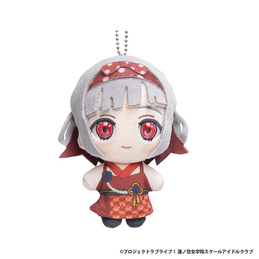 LoveLive！蓮之空女學院學園偶像俱樂部×石川縣聯名第三彈_ぽけっこ（毛絨公仔掛件） 夕霧續理