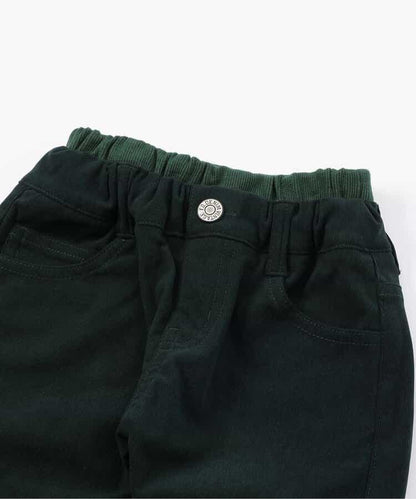 彈力斜紋長褲 10分長度