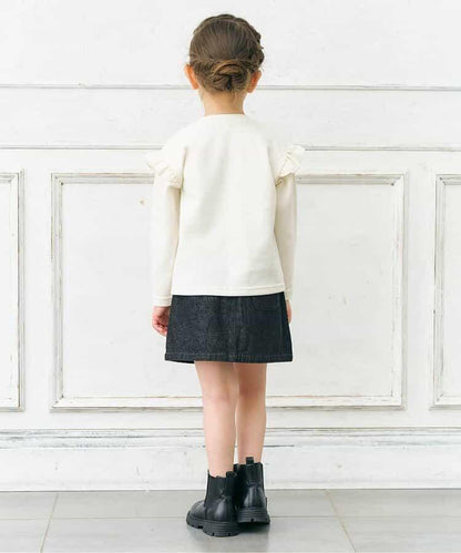 女孩圖案衛衣風格T恤