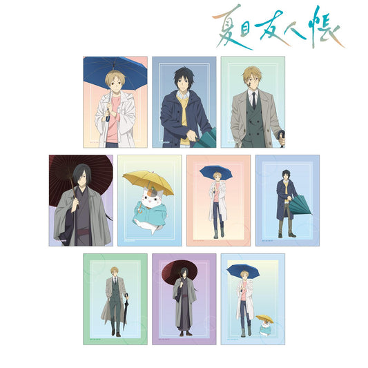 《夏目友人帳》新繪雨天版 隨機寫真卡（單品/全套BOX）【BOX／10枚入】
