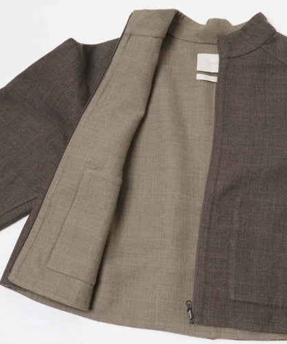 AMOMENTO 手工製作插肩短款夾克