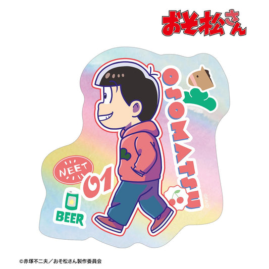 《阿松》小松 迷你角色 極光貼紙