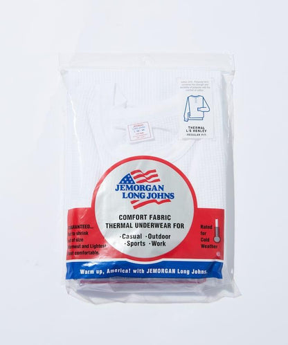 華夫格亨利領長袖套裝T恤 / 保暖內衣