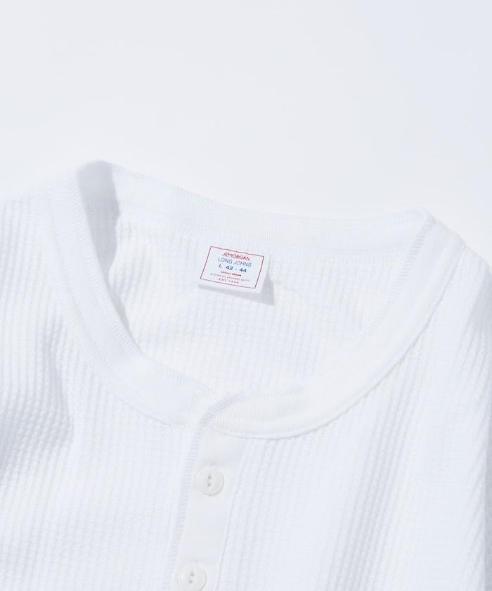 華夫格亨利領長袖套裝T恤 / 保暖內衣