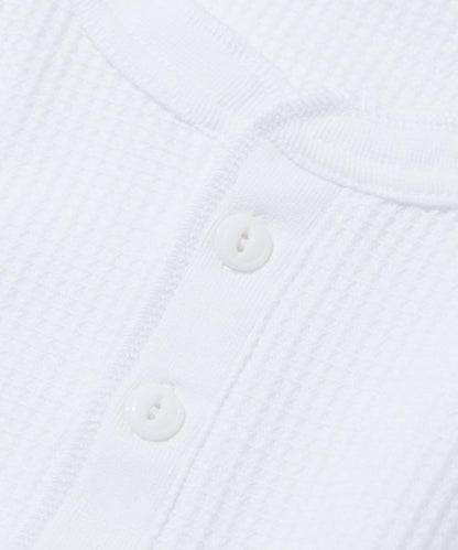 華夫格亨利領長袖套裝T恤 / 保暖內衣