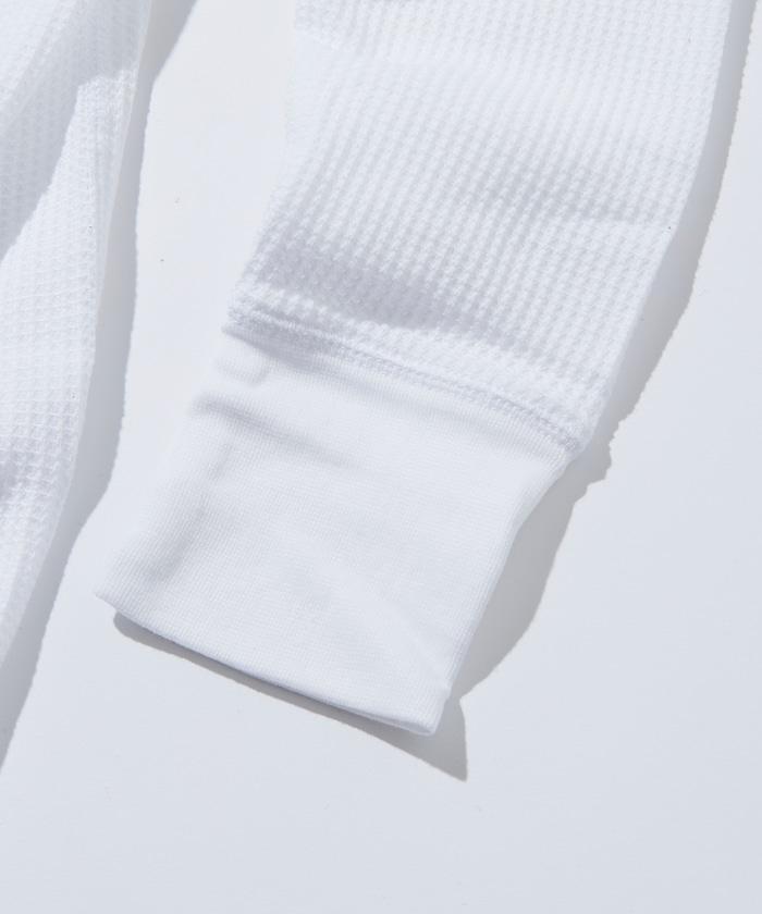 華夫格亨利領長袖套裝T恤 / 保暖內衣