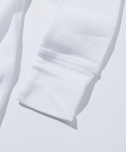 華夫格亨利領長袖套裝T恤 / 保暖內衣