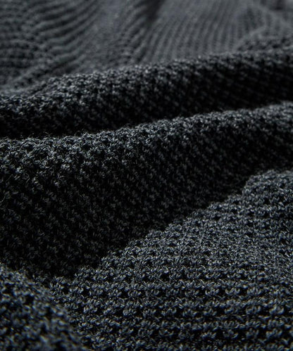 華夫格亨利領長袖套裝T恤 / 保暖內衣