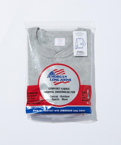 羅紋亨利領長袖套裝T恤