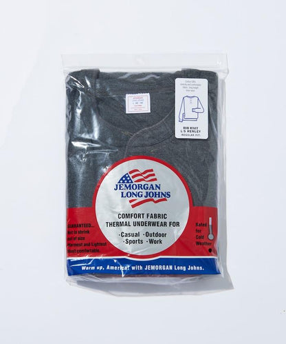 羅紋亨利領長袖套裝T恤