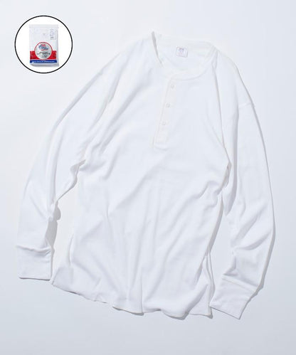 羅紋亨利領長袖套裝T恤