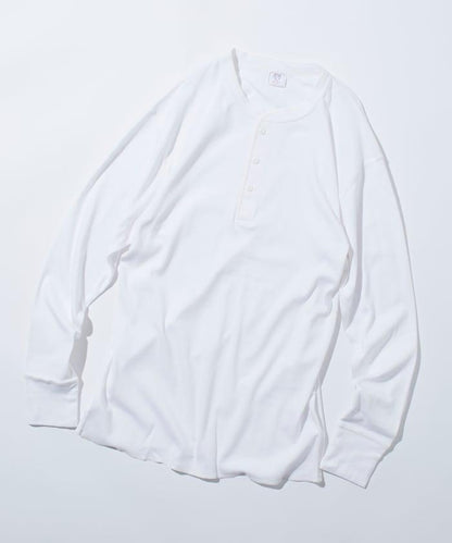 羅紋亨利領長袖套裝T恤