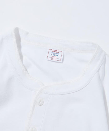 羅紋亨利領長袖套裝T恤