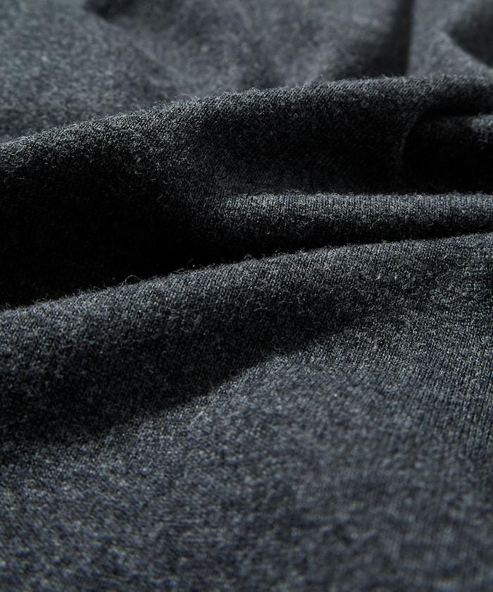 羅紋亨利領長袖套裝T恤