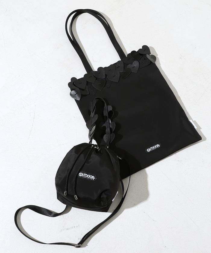 x BASICKS HEART HANDLE BAG