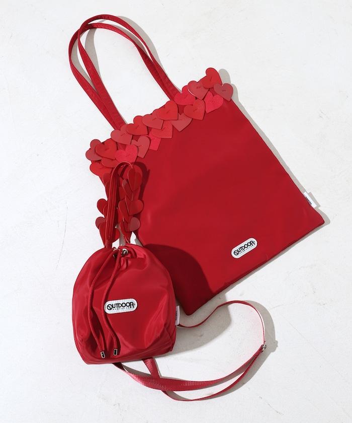 x BASICKS HEART HANDLE BAG